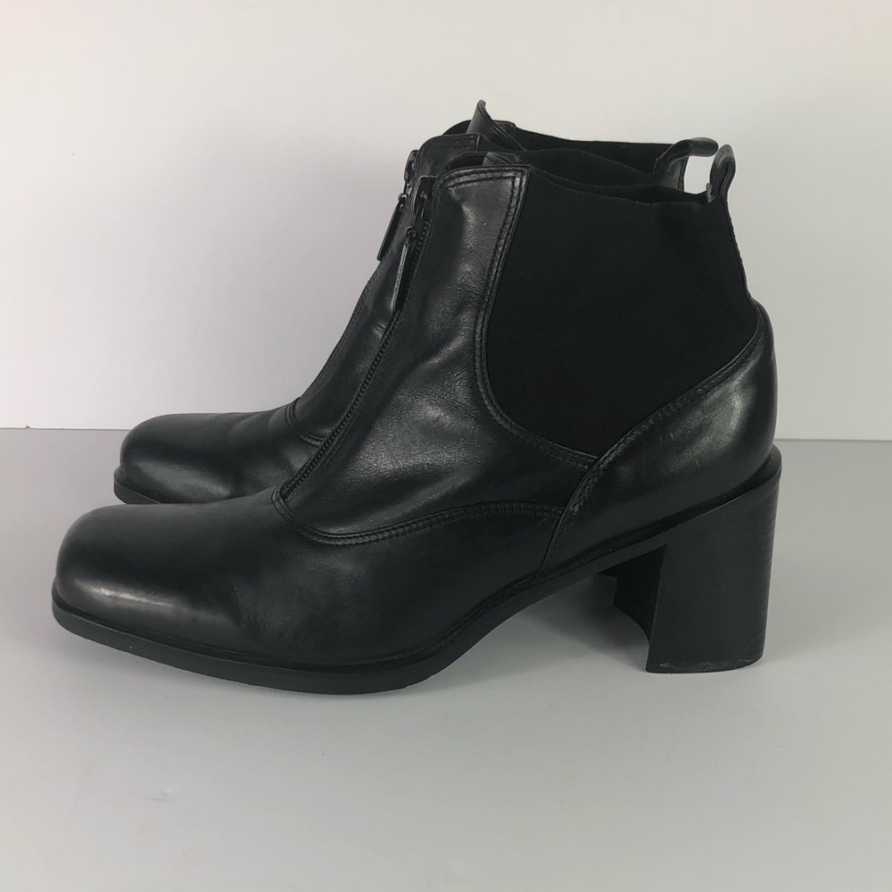 Shape By Ecco Zip Down Ankle Boots